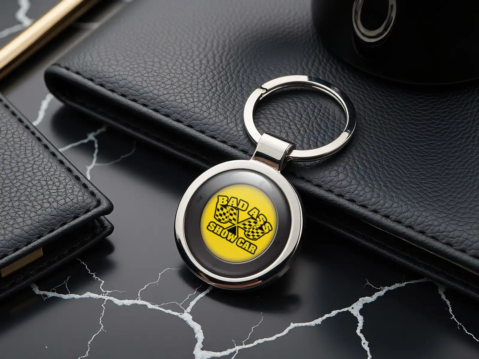Keyrings Men Minimal Stainless Steel